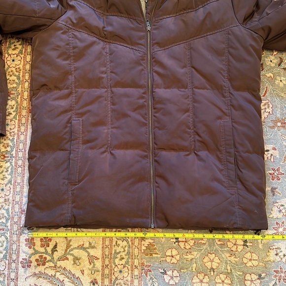 Coldwear Singapore brown men jacket coat removable hood zipper down feathers - Picture 10 of 11